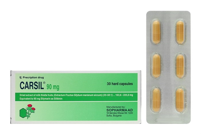Carsil silymarin 90mg sopharma (h/30v)