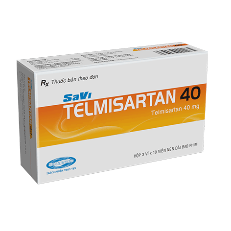 Savi telmisartan 40 savipharm (hộp/30 viên nén)