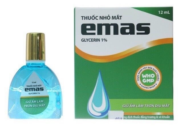Thuốc nhỏ mắt emas hanoipharma (chai/12ml)