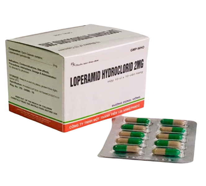 Loperamid 2mg armephaco (h/100v nang)