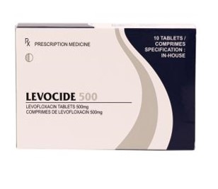 Levocide 500mg cadila (h/10v)