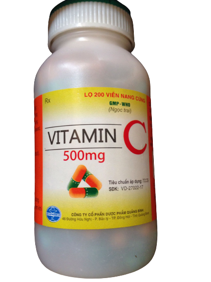 Vitamin c 500mg quapharco (c/200v nang)