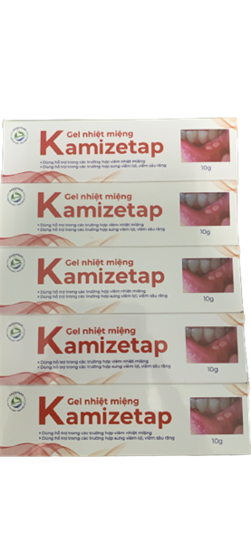 Gel bôi nhiệt miệng kamizetap hadophar (tube/10gram)