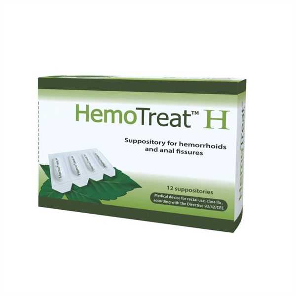Viên Đặt Hỗ Trợ Điều Trị Trĩ Hemotreat Global Treat SRL (H/12V)