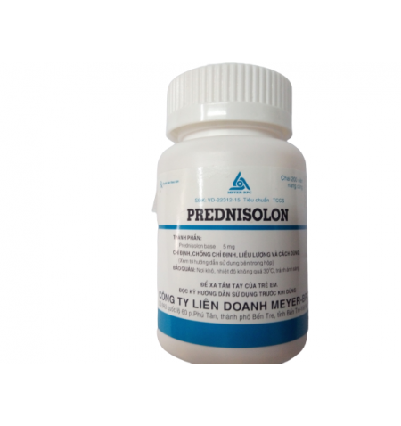 Prednisolon meyer-bpc (chai/200 viên nang)
