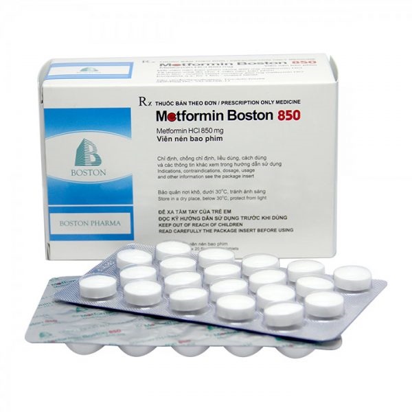 Metformin 850mg boston (h/100v nén)