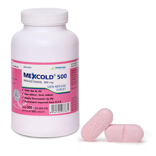 Mexcold 500 imexpharm (c/500 viên nén)