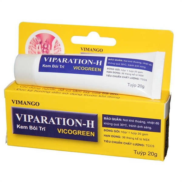 Kem bôi trĩ viparation h vicogreen (t/20gr)
