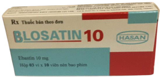 Blosatin ebastin 10mg hasan (h/30v nén)