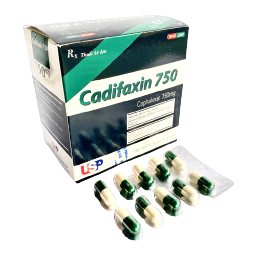 Cadifaxin cephalexin 750mg usp pharma (h/100v nang)