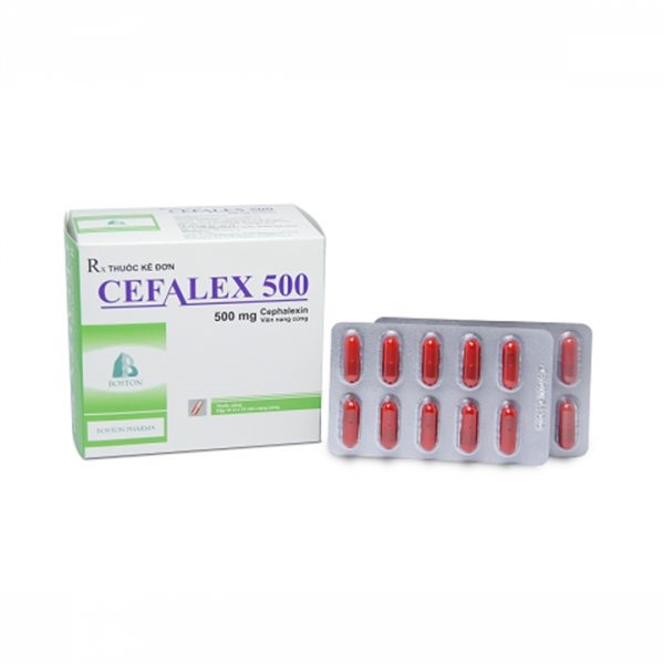 Cefalex cephalexin 500mg boston (h/100v nang)