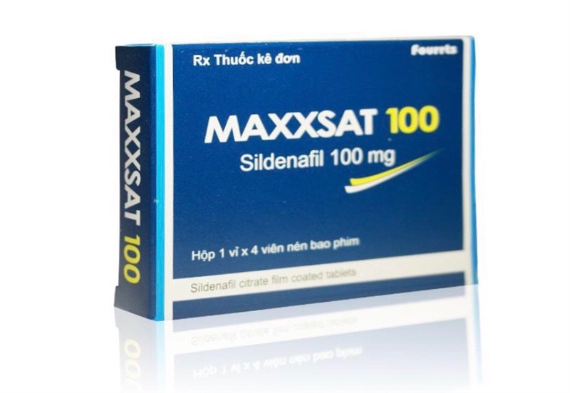 Maxxsat 100 Sildenafil 100 mg fourrts (H/4V)