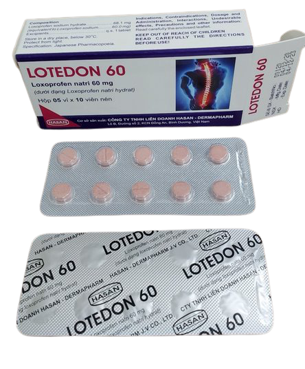 Lotedon 60 hasan (hộp/50 viên nén)