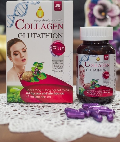 Tăng nội tiết tố nữ Collagen Glutathion Hải Linh (H/30v)