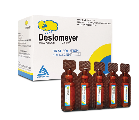 Deslomeyer Desloratadine 2,5mg Meyer (H/20o/5ml)