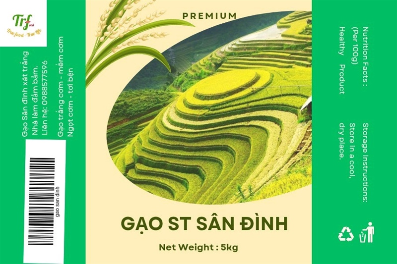 Gạo sân đình TRF 5kg