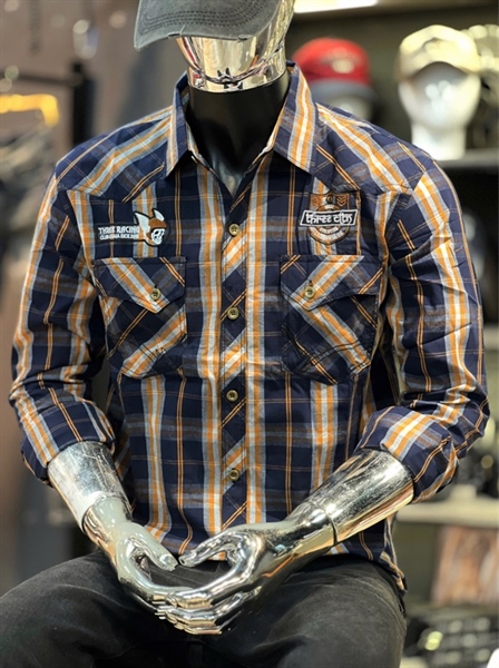 SMTD- THREE CLTN caro 2 túi thêu thổ Dân- Xanh