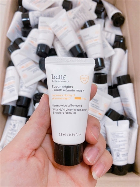 Mặt nạ ngủ Dưỡng Sáng Da Belif Super Knight Multi Vitamin Mask - Mini 25ml