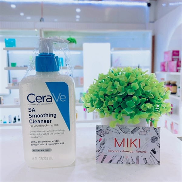 Sữa rửa mặt Cerave giúp làm sạch sâu & tẩy tế bào chết dịu nhẹ CeraVe SA Smoothing Cleanser 236ml