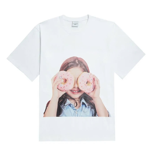 ÁO THUN ADLV BABYFACE BÉ GÁI DONUT 1 TRẮNG