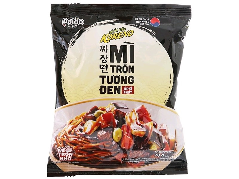 Mì trộn tương đen Paldo Koreno 78g