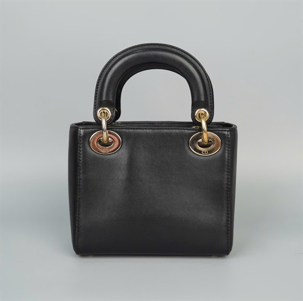 Túi Dior Lady đen hình trái tim (18-MA-0118) szmini (HC)+