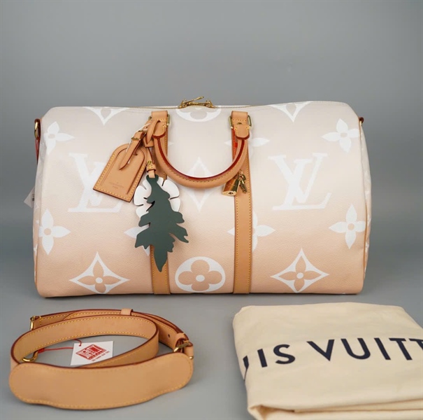 Túi LV du lịch nude ombre kèm ổ+ chìa sz46 (HC)+