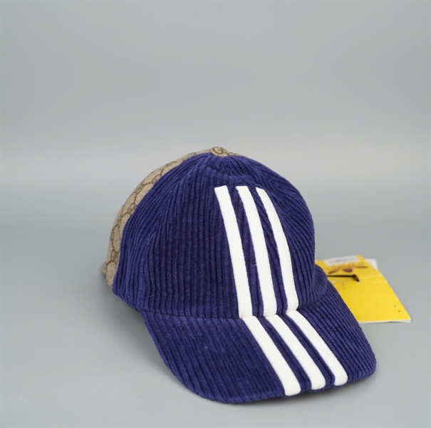 Nón GG 2 màu xanh xám KG+