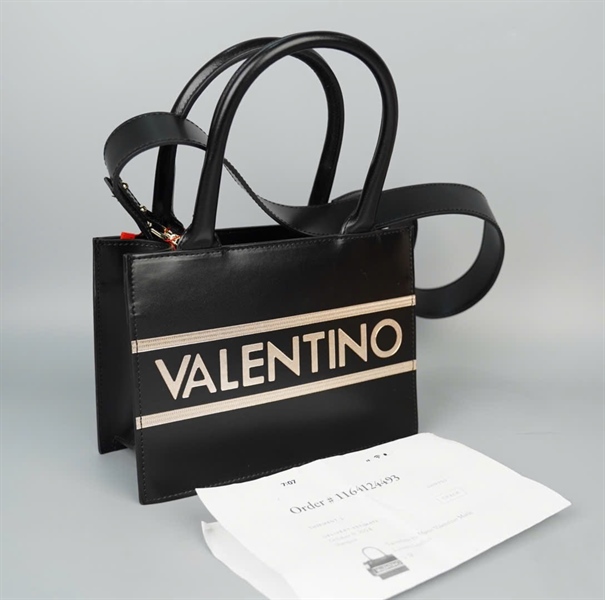 Túi Valentino đen sz24 KG+
