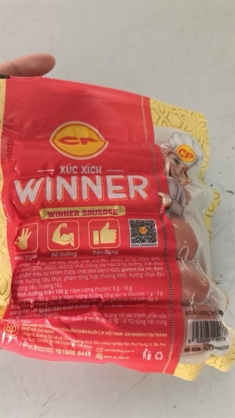 Xúc xích Winner 500g 10PC