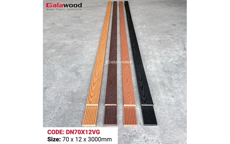 Thanh Đa Năng DN70X12- Mặt vân sớ gỗ, vân gỗ 2D- Mặt vân sọc