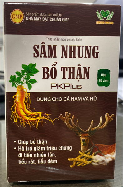 Sâm nhung bổ thận PK Plus (Lọ 30 viên) - Fusi/Center
