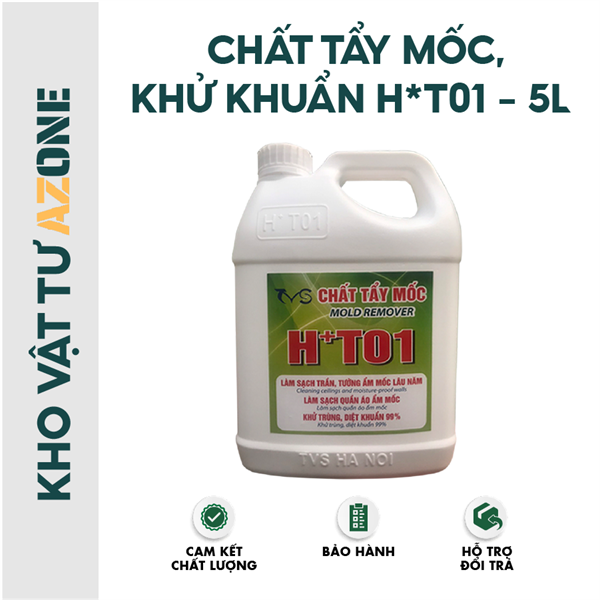 Chất tẩy mốc , khử khuẩn H+T01 - 5l