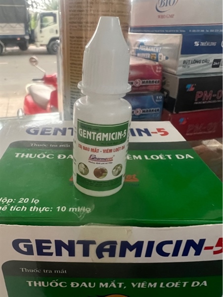 Gentamicin nhỏ mắt