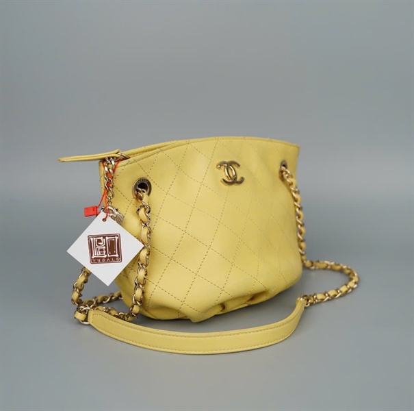 Túi Chanel màu vàng (27568668) sz16 KG +