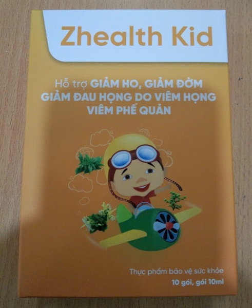Zhealth Kid (Hỗ trợ giảm ho, giảm đờm) (Hộp 10 gói x 10ml) - Grow Green AZ