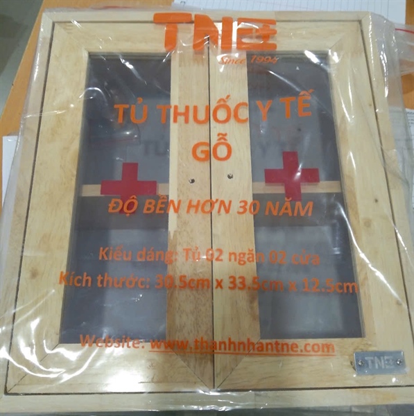 Tủ thuốc y tế gỗ - TNE