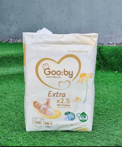 Bỉm Gooby Extra dán NB68