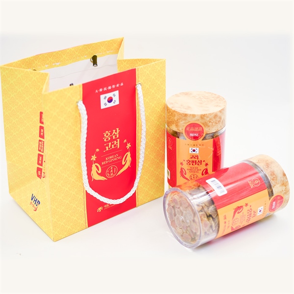 Hồng sâm HQ thái lát (200g dạng lọ) – Daedong