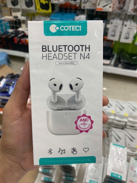 Tai nghe Bluetooth Airpod COTEETCI Smart Pods 4