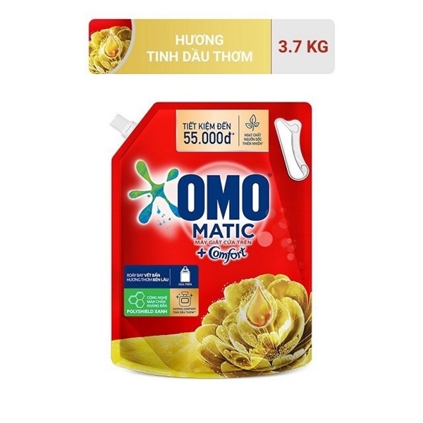 Nước giặt Omo Comfort tinh dầu thơm 3.6kg