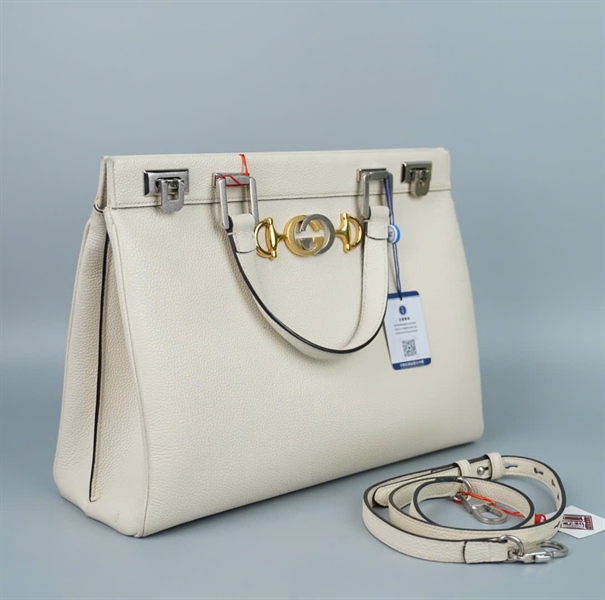 Túi GG trắng (564714457897) sz34 (A-T-TAG) KG+