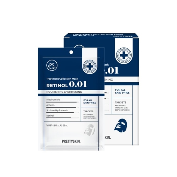 Mặt nạ Retinol 0.01 Prettyskin( hộp 10 miếng)