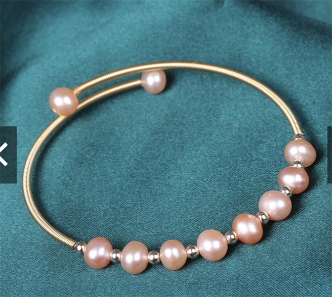 Vòng tay cuộn dây 6 viên