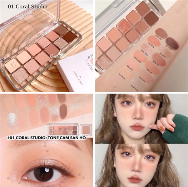 Bảng mắt 12 ô Clio Pro Eye Palette Air #01
