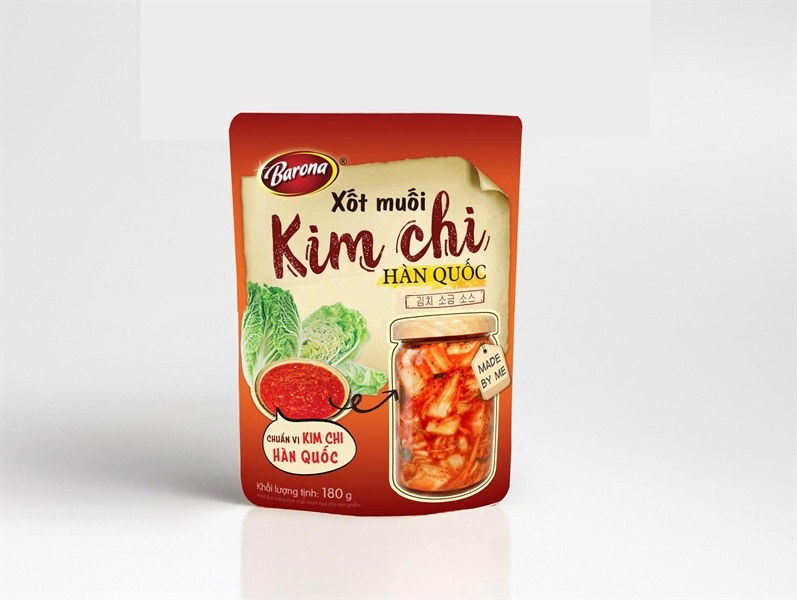 Xốt muối kim Chi Hàn Quốc Barona 180g
