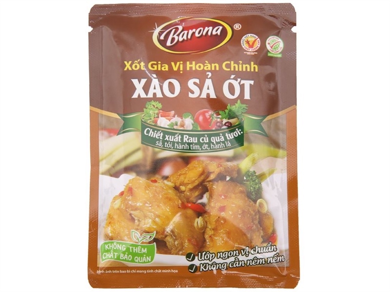 Gia vị xào sả ớt Barona