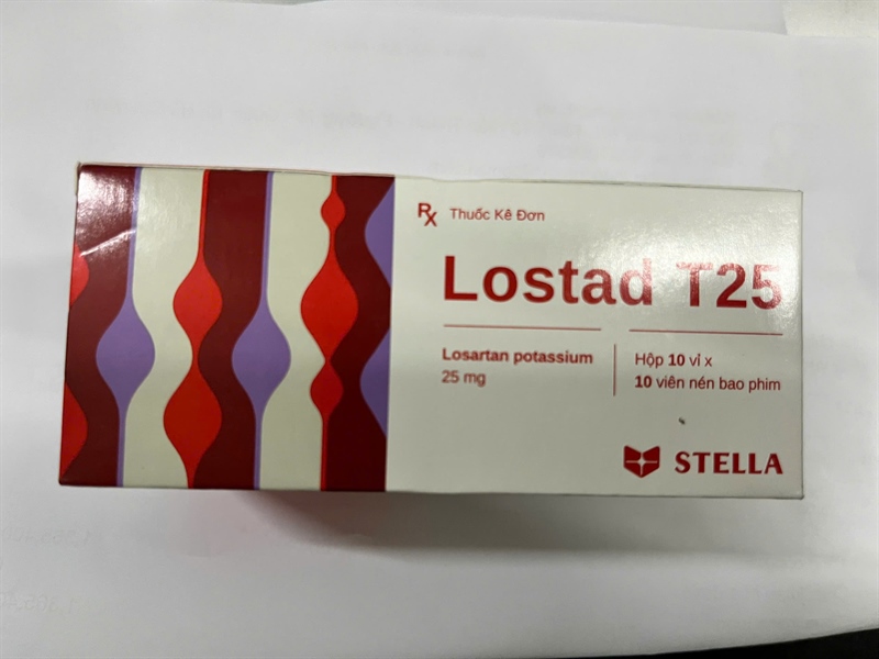 Lostad t25 losartan 25mg stella (h/100v)