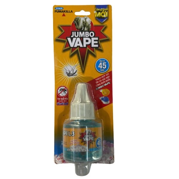 Jumbo lọ thay thế bộ xông đuổi muỗi vỉ 1 lọ