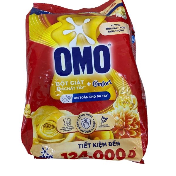 Omo bột giặt 4kg kẹp